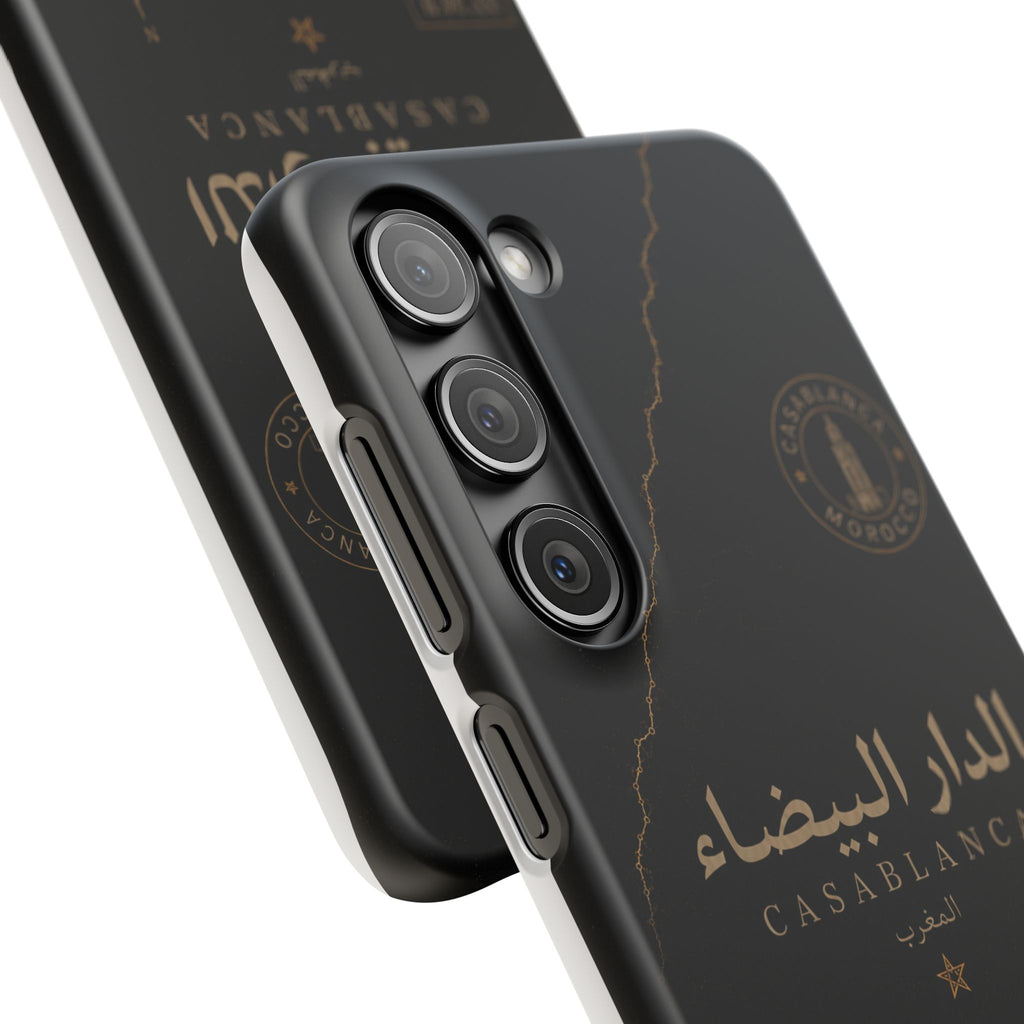 Coque Casablanca — Marbre Noir & Or | ATLAS