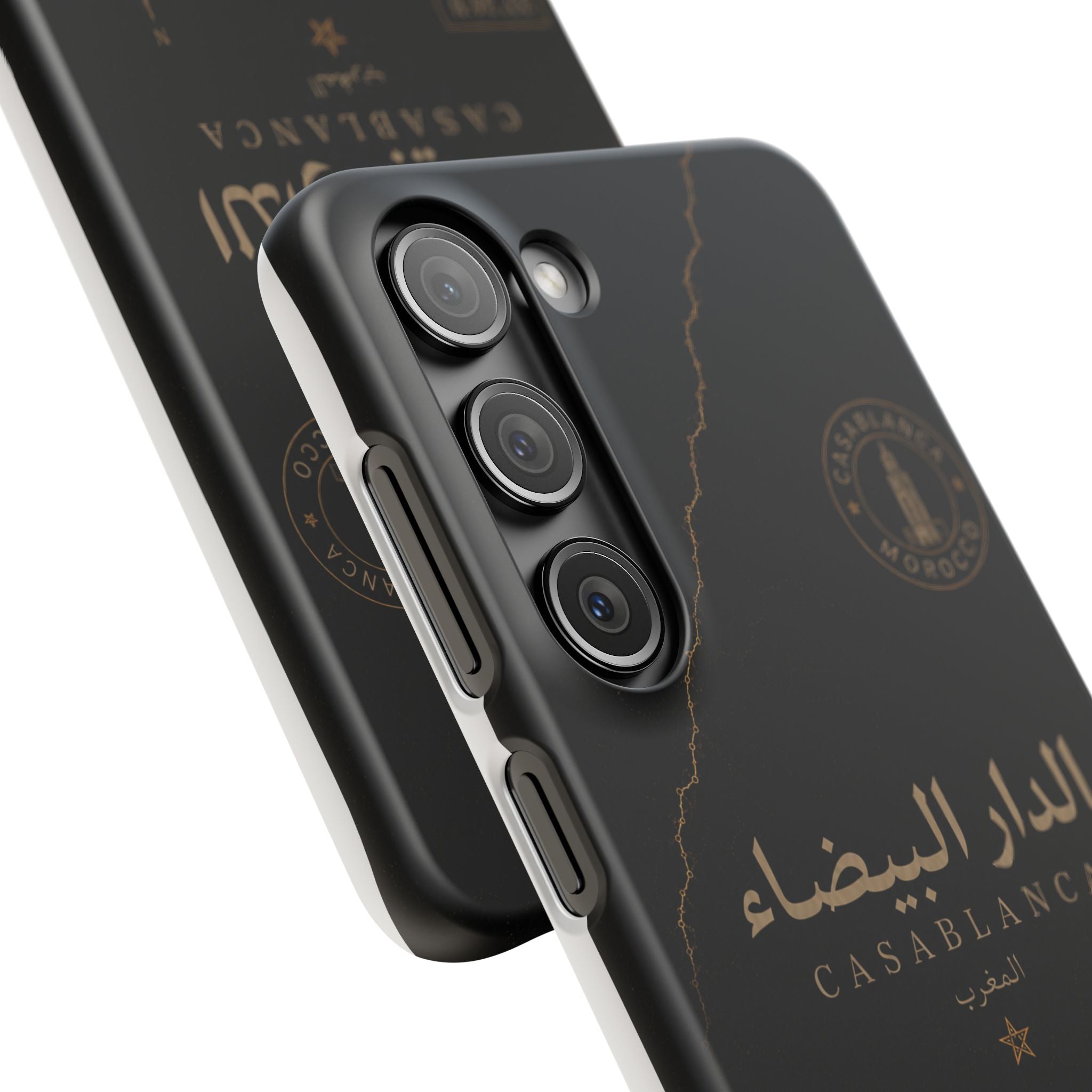 Coque Casablanca — Marbre Noir & Or | ATLAS