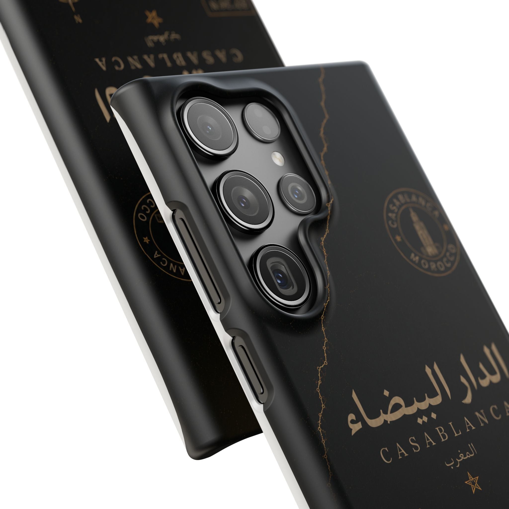 Coque Casablanca — Marbre Noir & Or | ATLAS