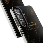 Coque Marrakech — Marbre Noir & Or | ATLAS