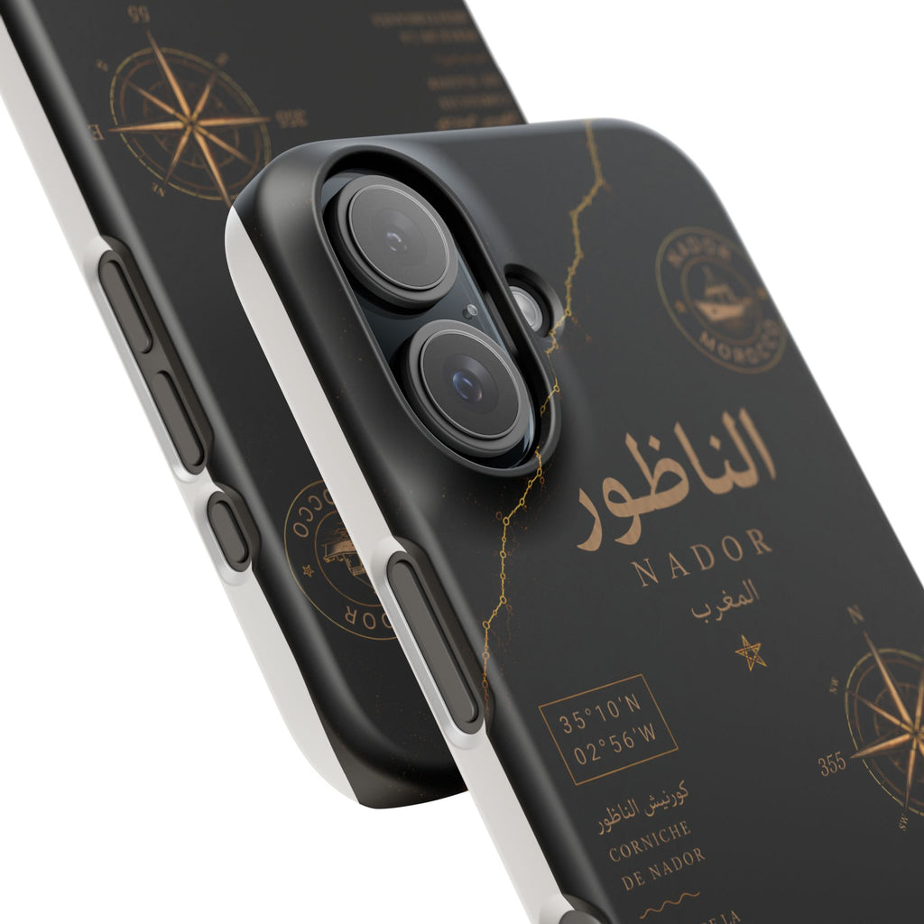 Coque Nador — Marbre Noir & Or | ATLAS