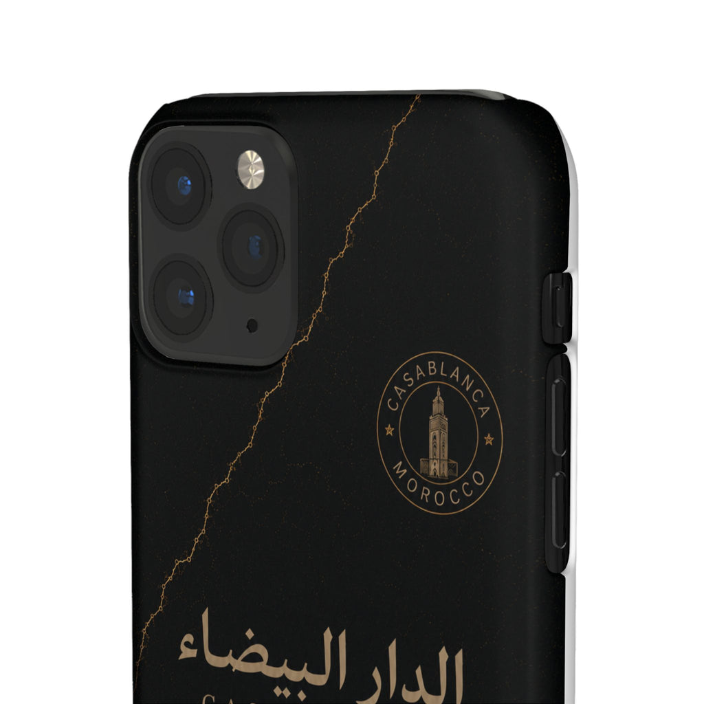 Coque Casablanca — Marbre Noir & Or | ATLAS