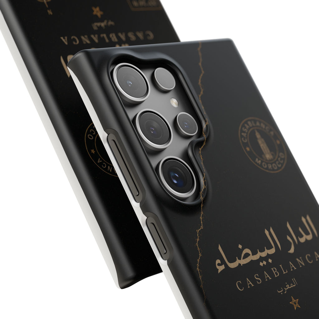 Coque Casablanca — Marbre Noir & Or | ATLAS