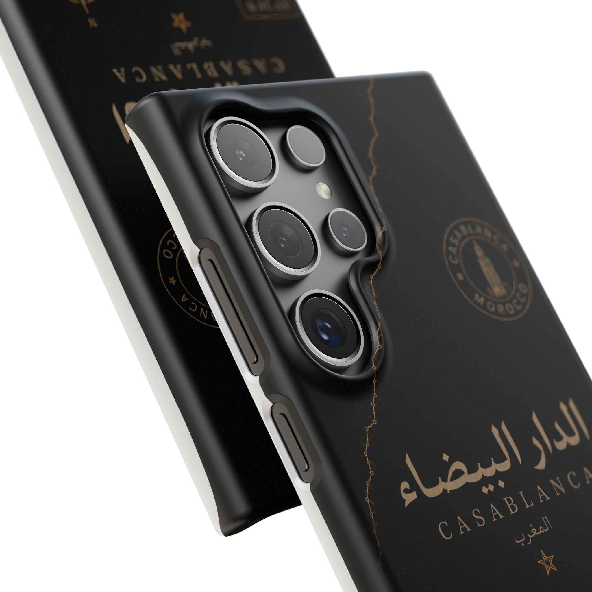 Coque Casablanca — Marbre Noir & Or | ATLAS