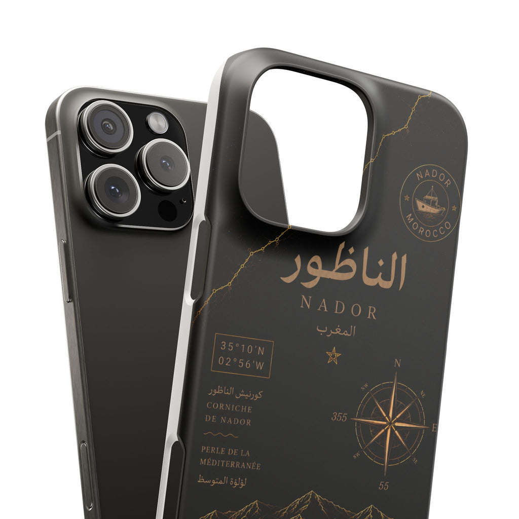 Coque Nador — Marbre Noir & Or | ATLAS