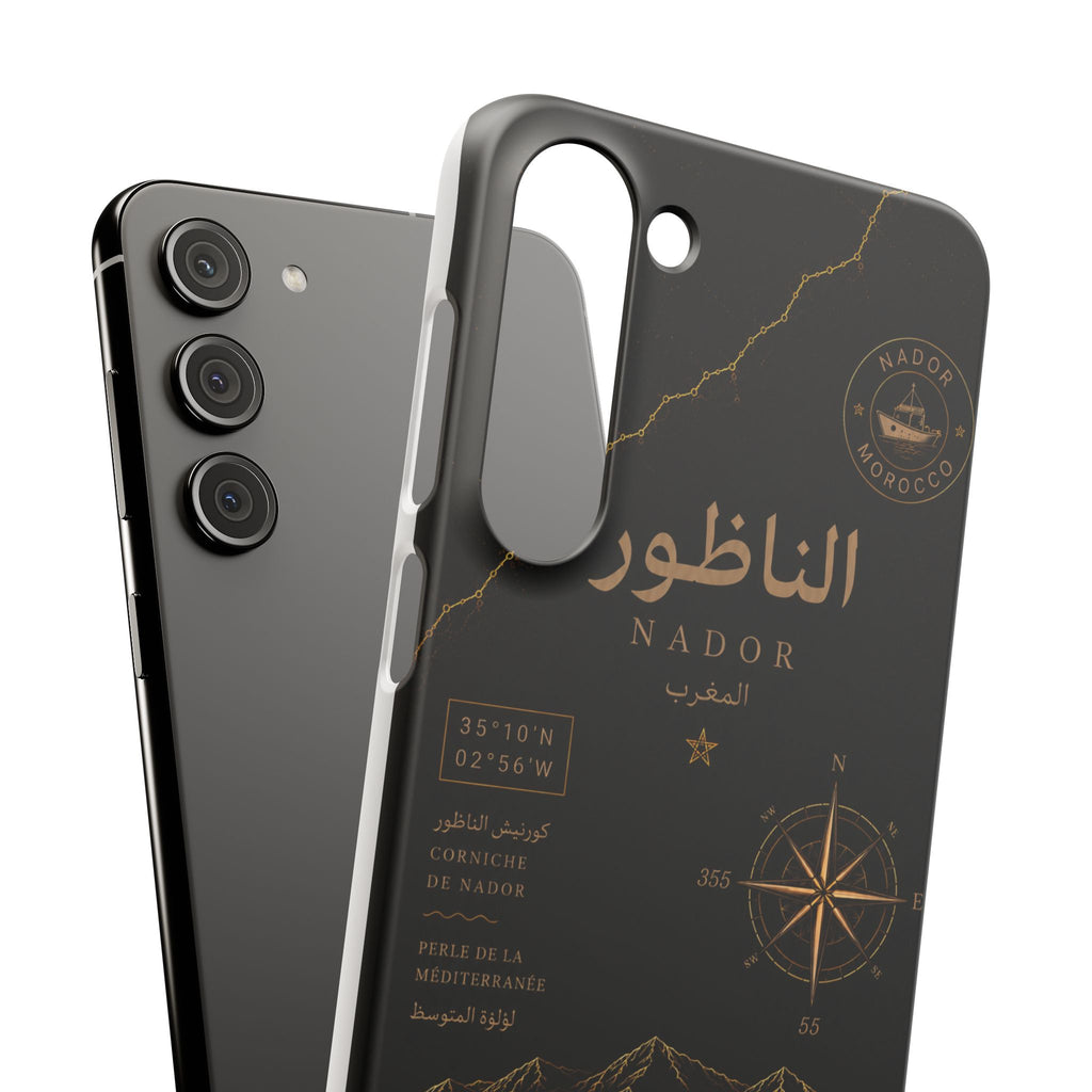 Coque Nador — Marbre Noir & Or | ATLAS