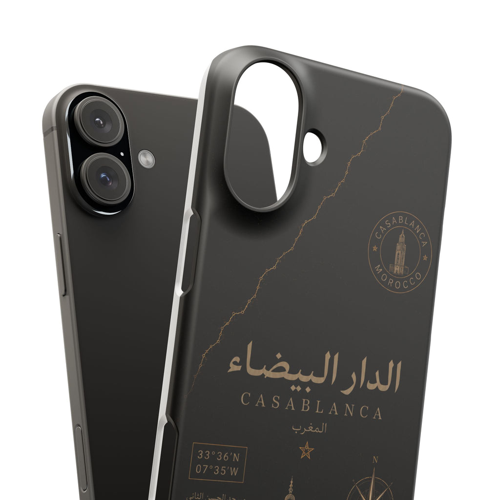 Coque Casablanca — Marbre Noir & Or | ATLAS