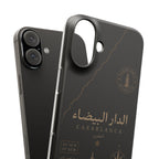 Coque Casablanca — Marbre Noir & Or | ATLAS