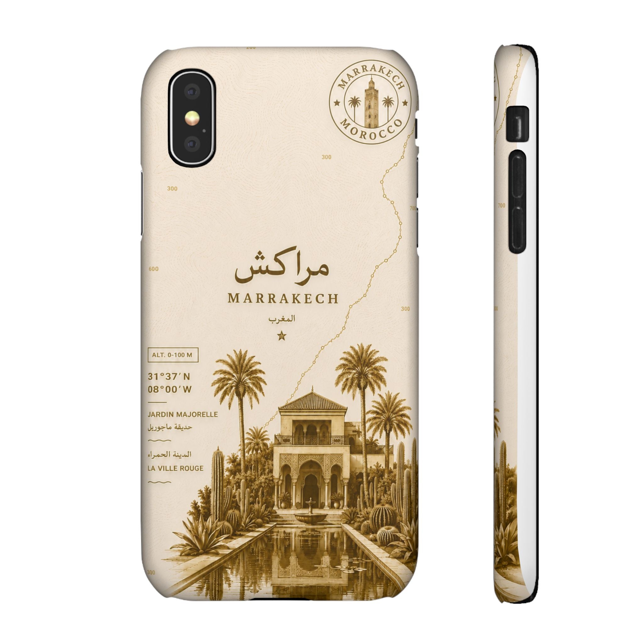 Coque Marrakech — Jardin Majorelle, Édition Sépia | ATLAS