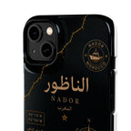 Coque Nador — Marbre Noir & Or | ATLAS
