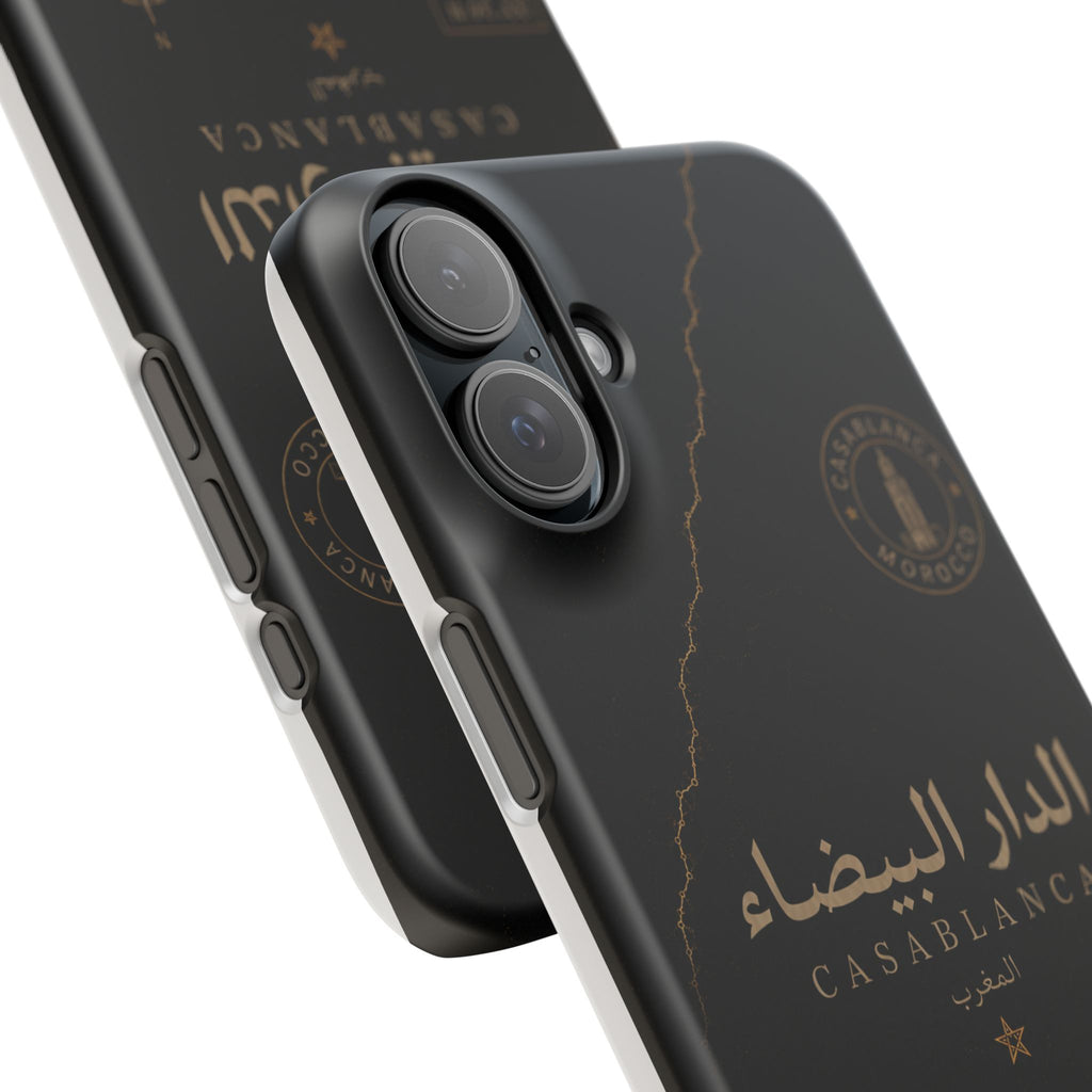 Coque Casablanca — Marbre Noir & Or | ATLAS