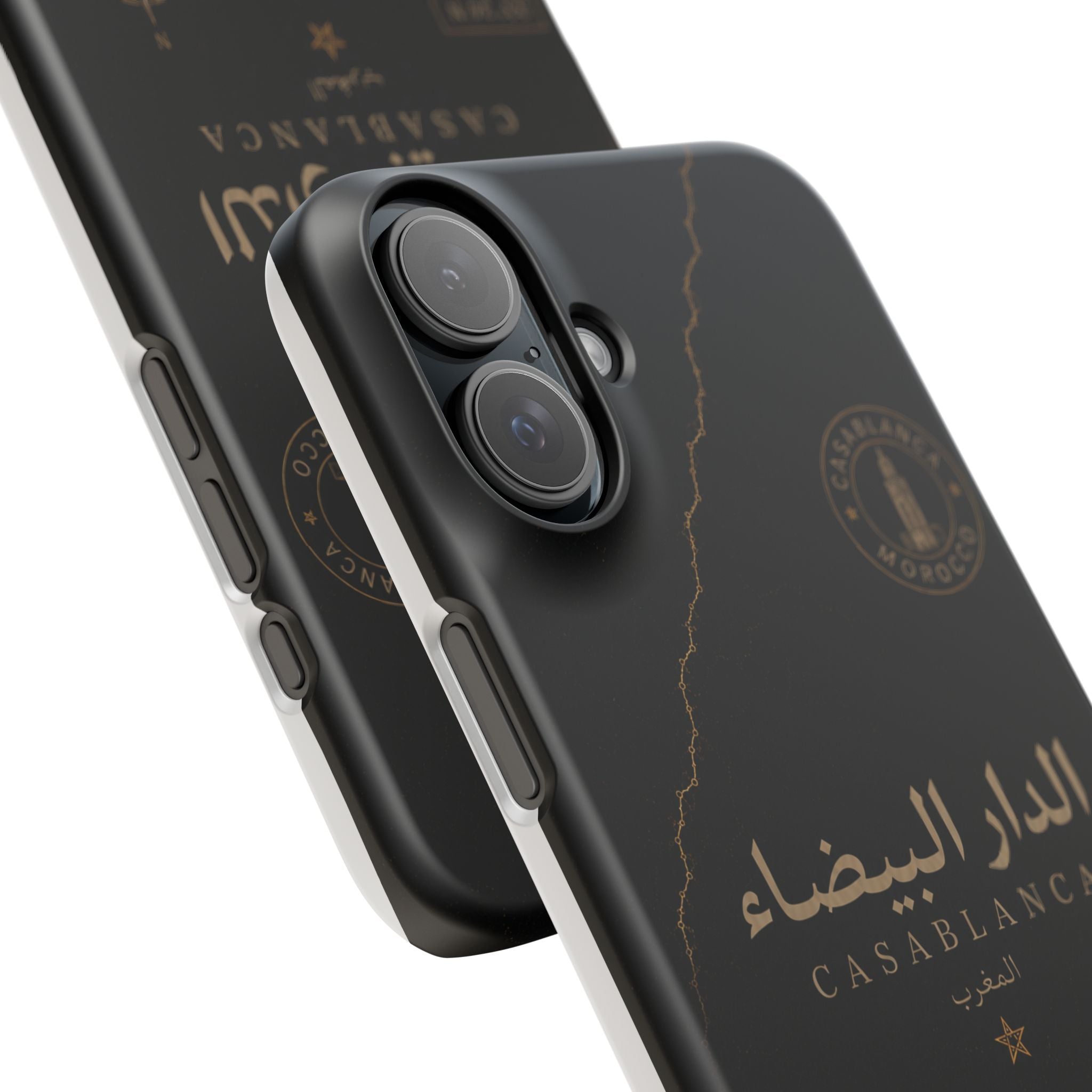 Coque Casablanca — Marbre Noir & Or | ATLAS