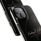 Coque Casablanca — Marbre Noir & Or | ATLAS