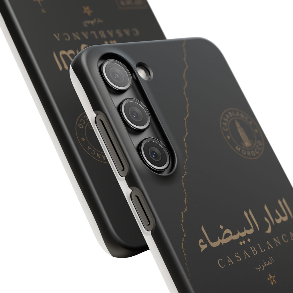 Coque Casablanca — Marbre Noir & Or | ATLAS
