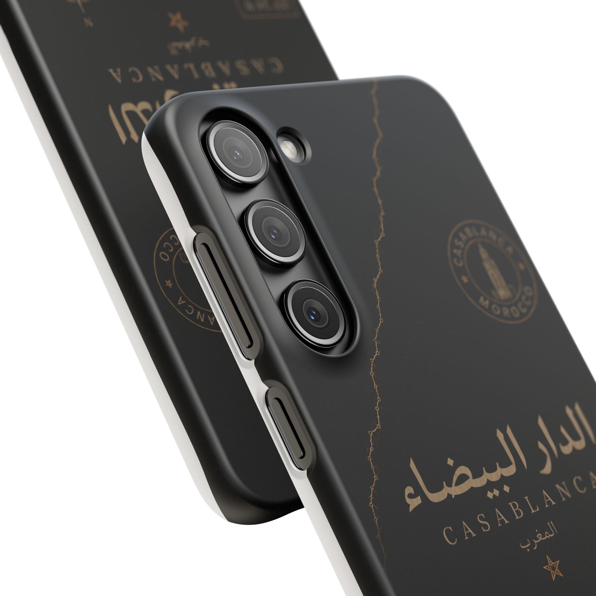 Coque Casablanca — Marbre Noir & Or | ATLAS