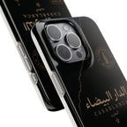 Coque Casablanca — Marbre Noir & Or | ATLAS