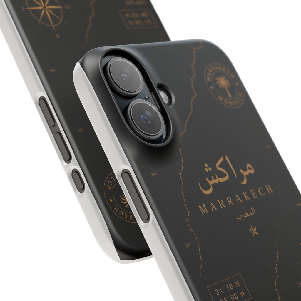 Coque Marrakech — Marbre Noir & Or | ATLAS