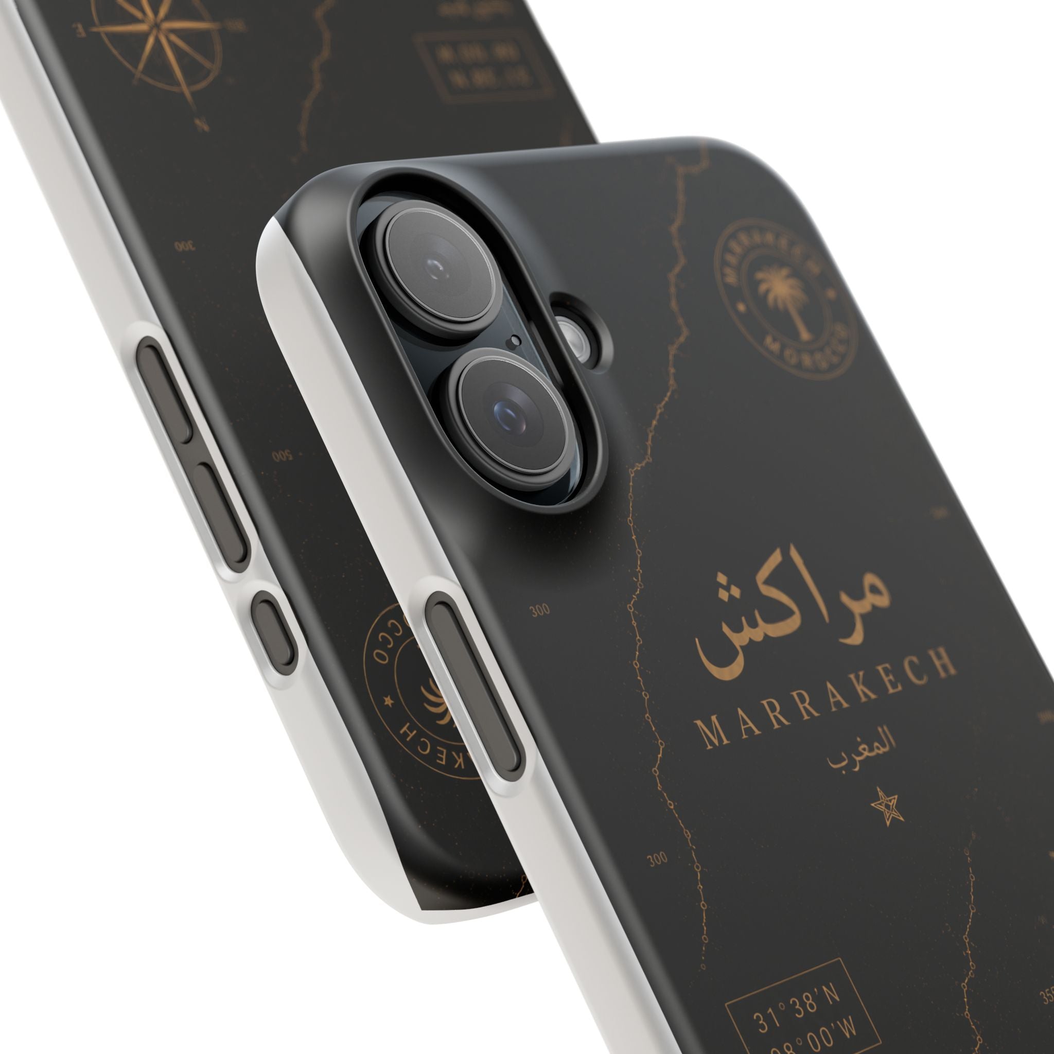Coque Marrakech — Marbre Noir & Or | ATLAS