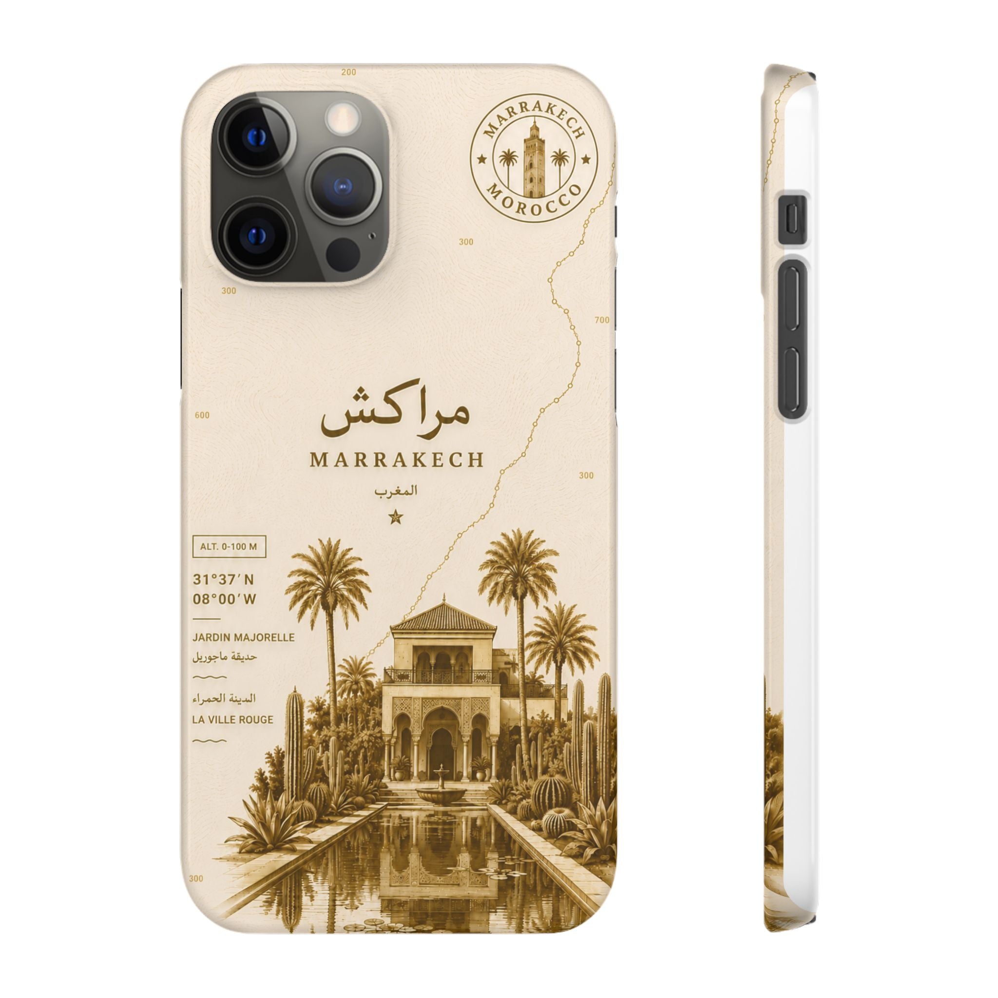 Coque Marrakech — Jardin Majorelle, Édition Sépia | ATLAS