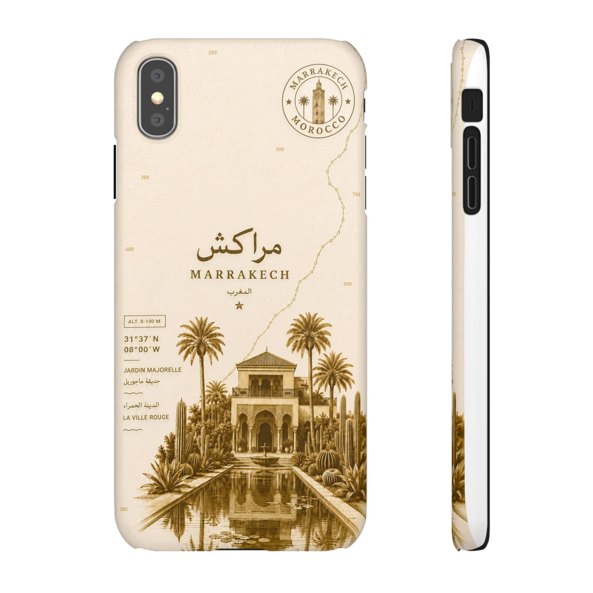 Coque Marrakech — Jardin Majorelle, Édition Sépia | ATLAS