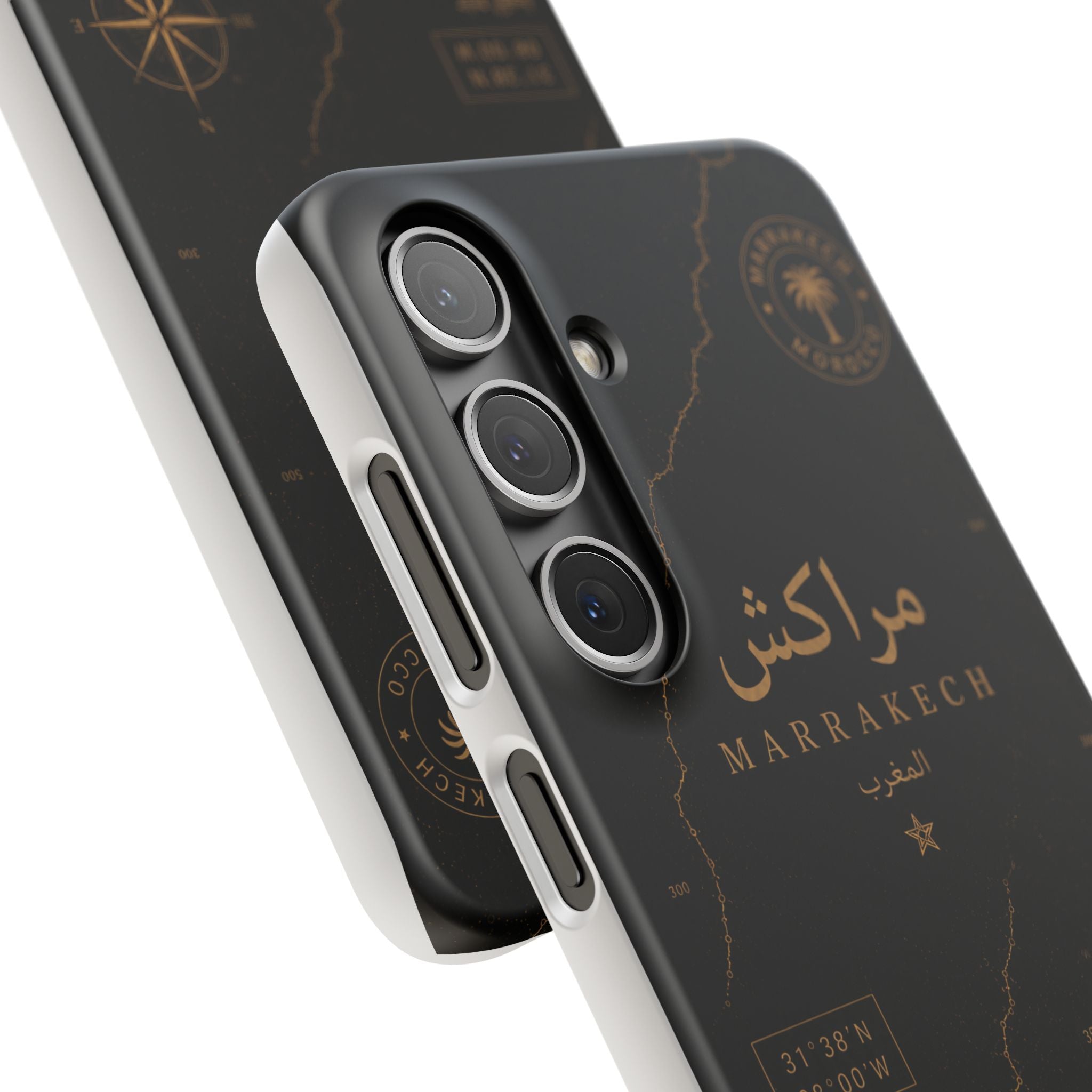 Coque Marrakech — Marbre Noir & Or | ATLAS