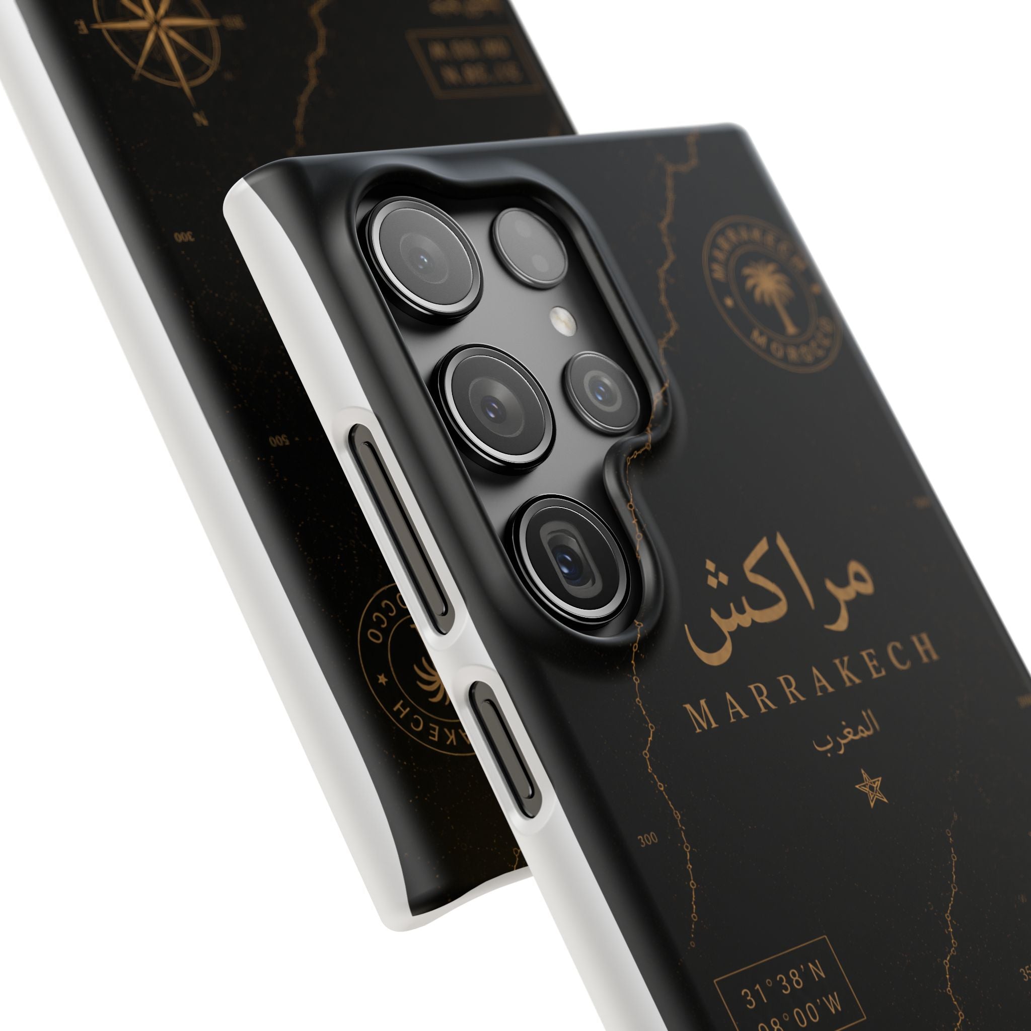 Coque Marrakech — Marbre Noir & Or | ATLAS