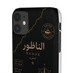 Coque Nador — Marbre Noir & Or | ATLAS