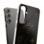 Coque Marrakech — Marbre Noir & Or | ATLAS