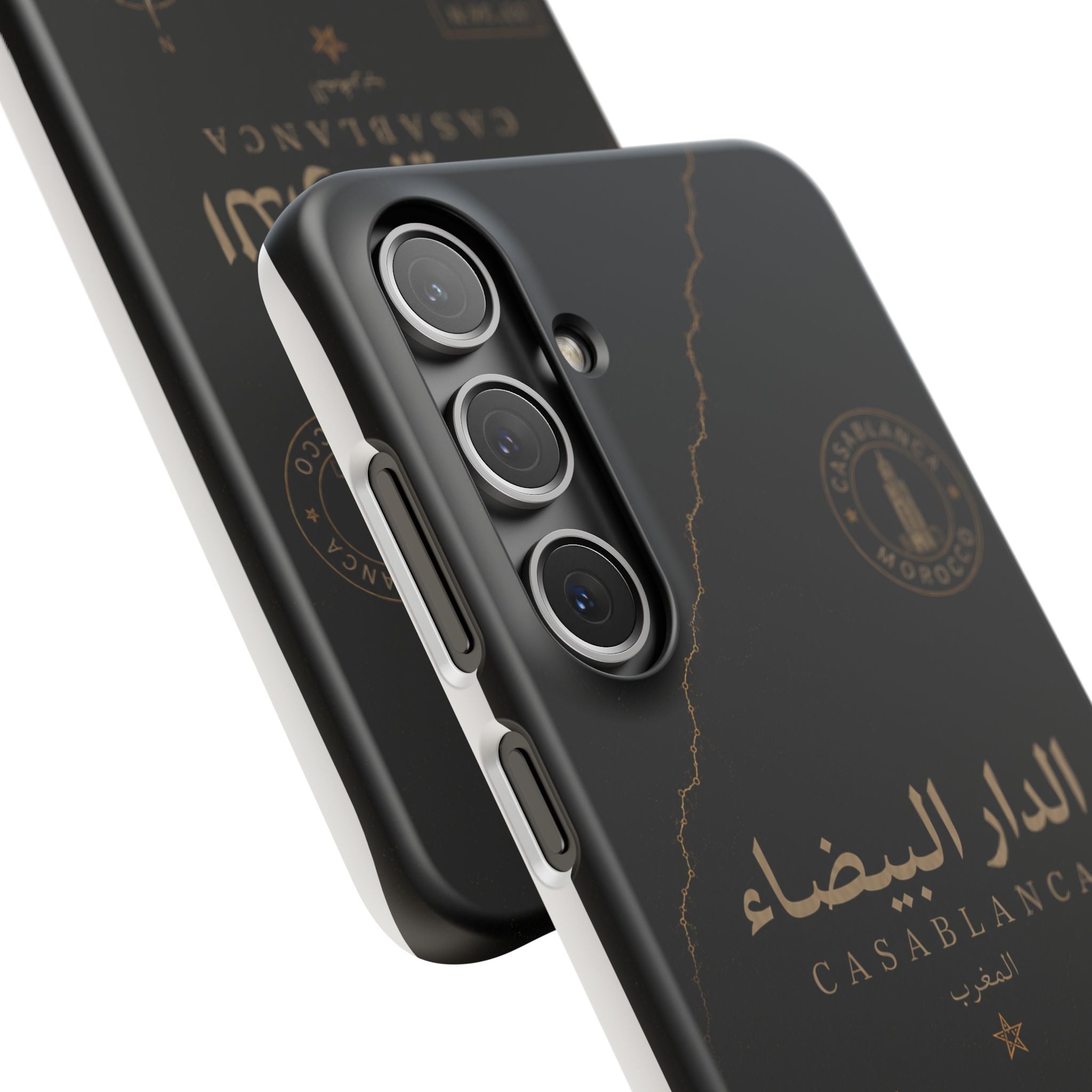 Coque Casablanca — Marbre Noir & Or | ATLAS