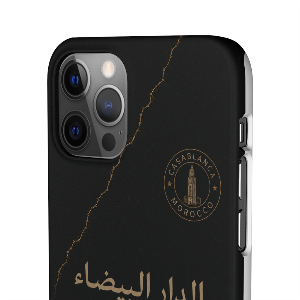 Coque Casablanca — Marbre Noir & Or | ATLAS