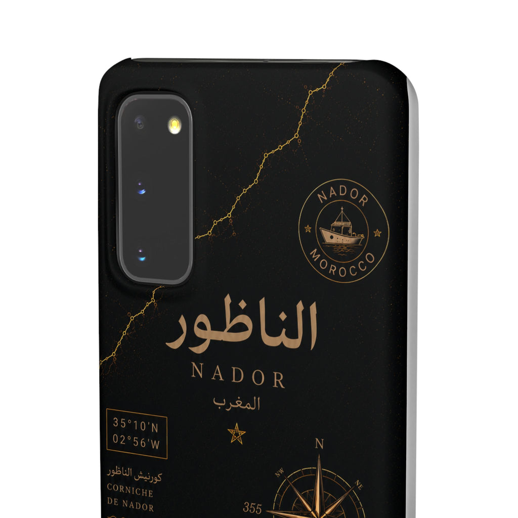 Coque Nador — Marbre Noir & Or | ATLAS