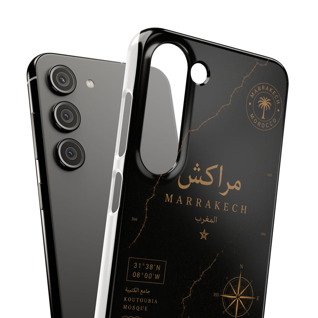 Coque Marrakech — Marbre Noir & Or | ATLAS