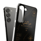 Coque Marrakech — Marbre Noir & Or | ATLAS
