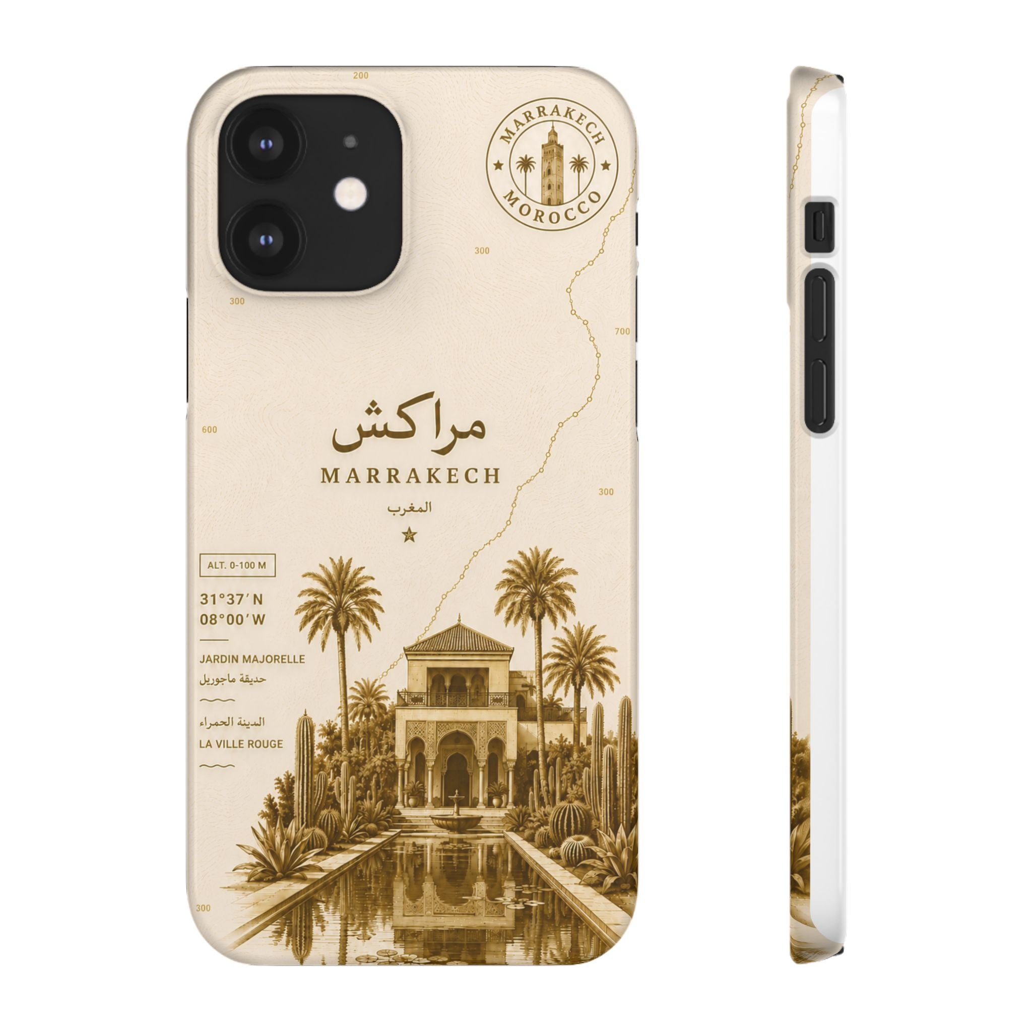 Coque Marrakech — Jardin Majorelle, Édition Sépia | ATLAS