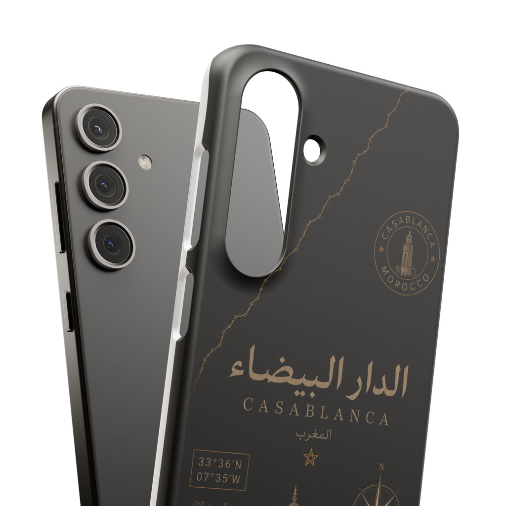 Coque Casablanca — Marbre Noir & Or | ATLAS