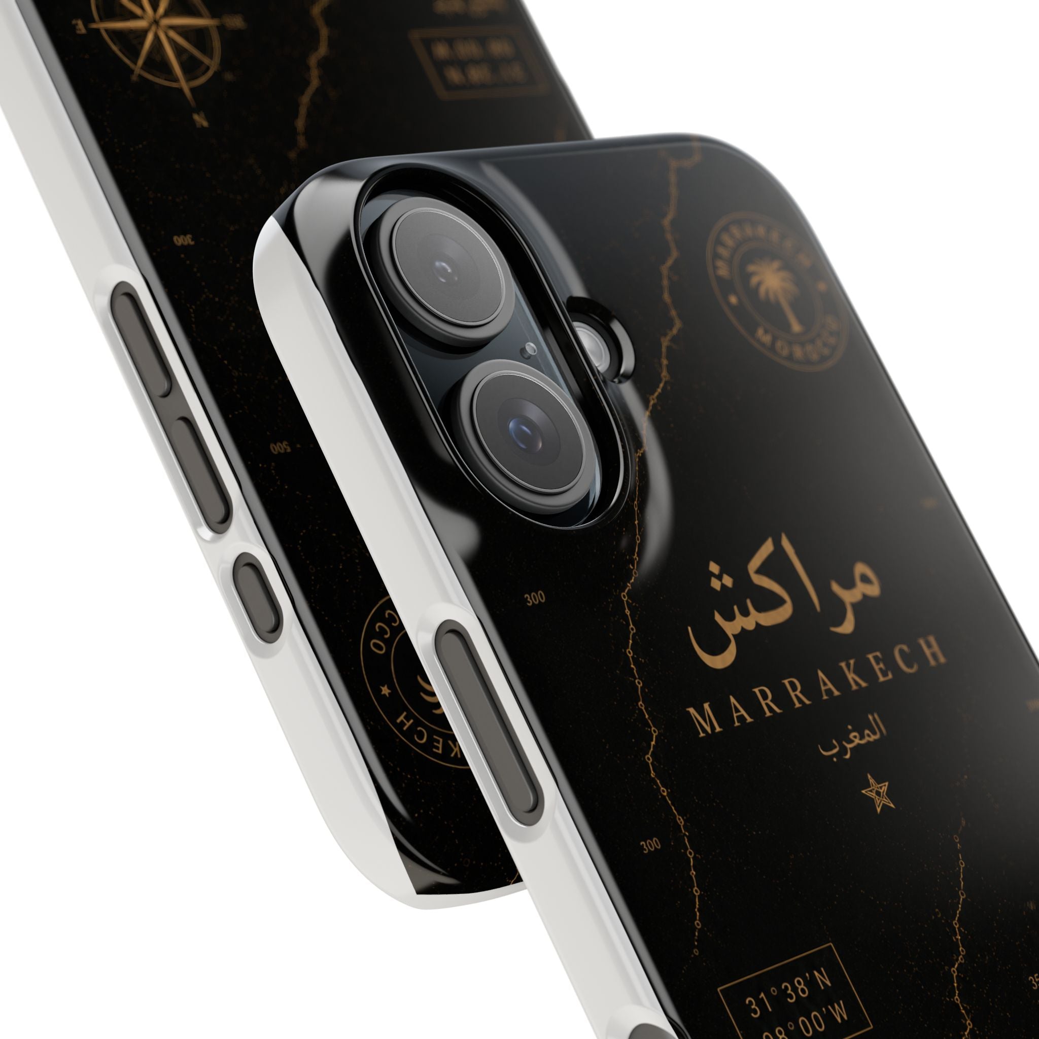 Coque Marrakech — Marbre Noir & Or | ATLAS