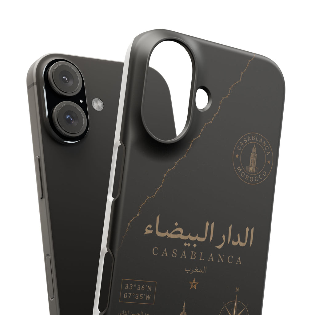 Coque Casablanca — Marbre Noir & Or | ATLAS