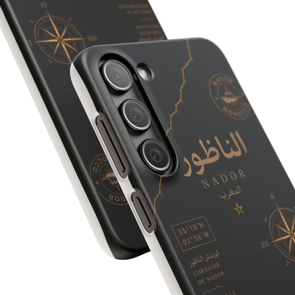 Coque Nador — Marbre Noir & Or | ATLAS