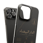 Coque Casablanca — Marbre Noir & Or | ATLAS