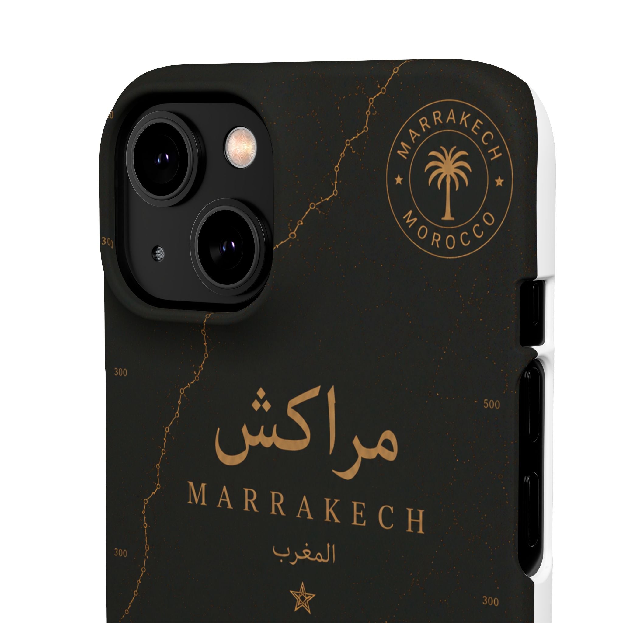 Coque Marrakech — Marbre Noir & Or | ATLAS