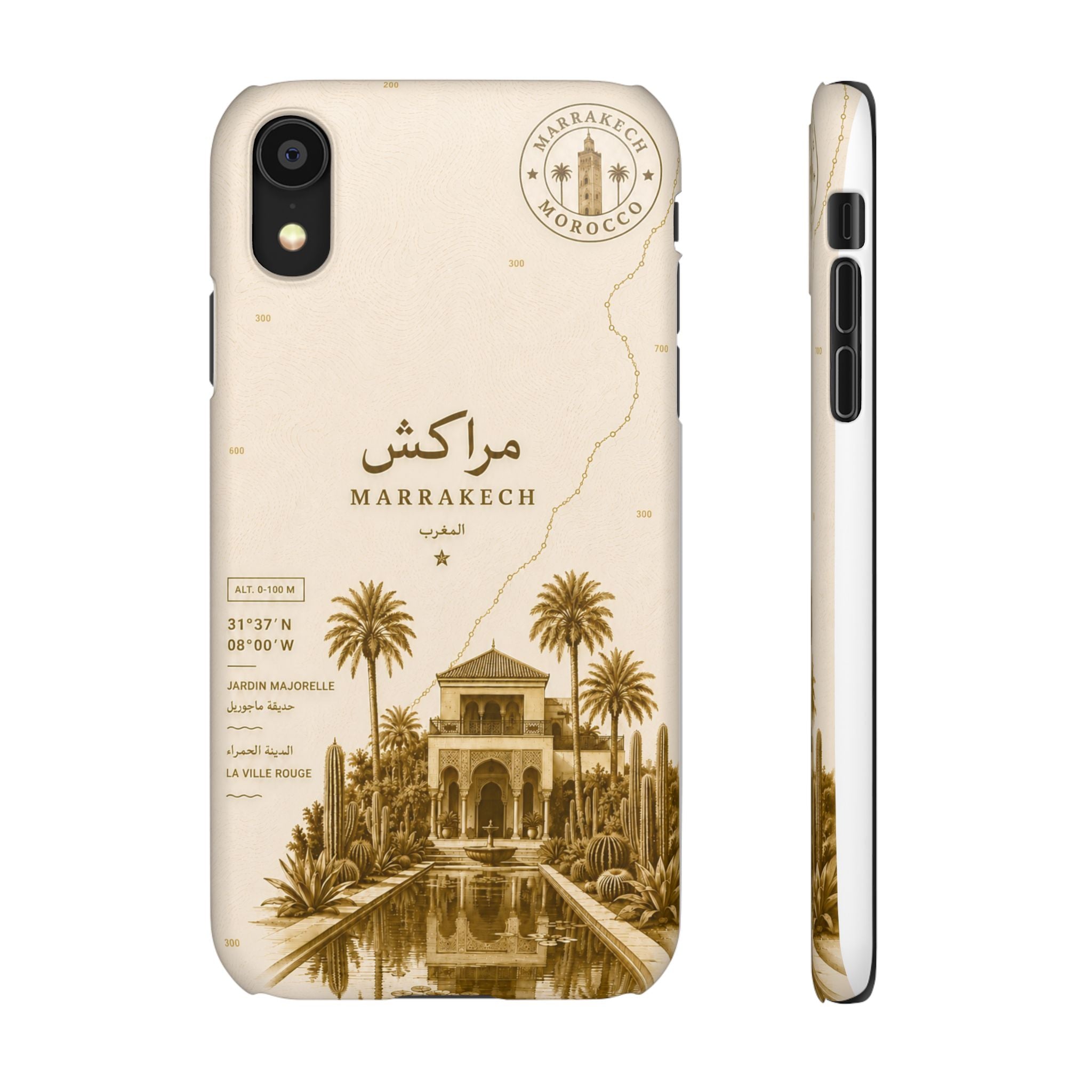 Coque Marrakech — Jardin Majorelle, Édition Sépia | ATLAS