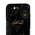 Coque Nador — Marbre Noir & Or | ATLAS