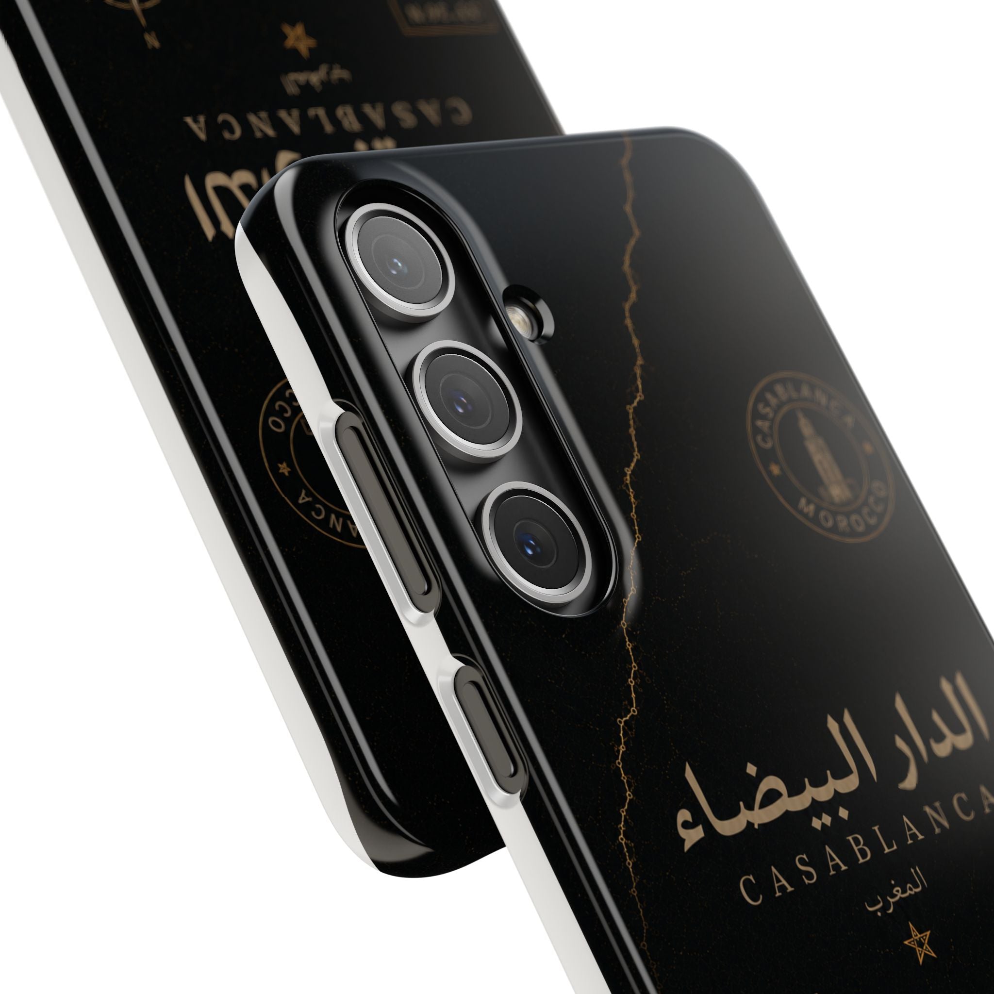 Coque Casablanca — Marbre Noir & Or | ATLAS
