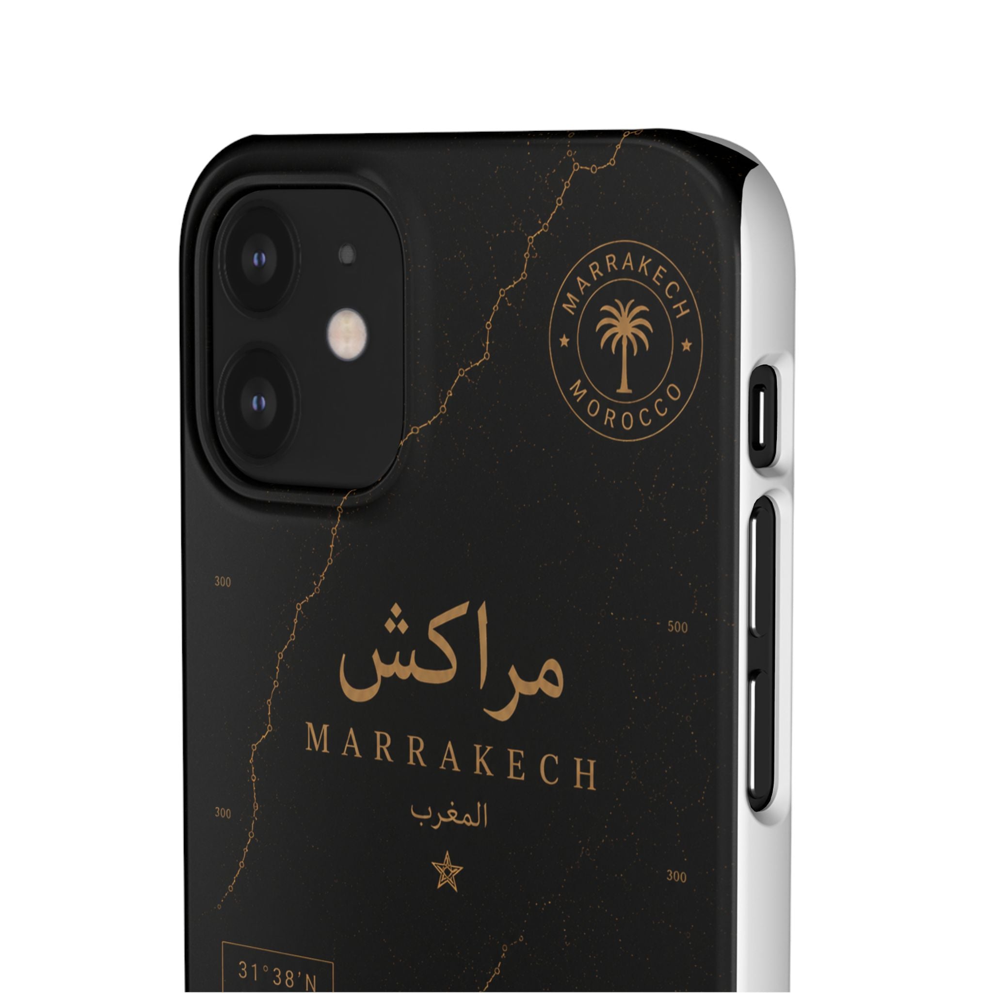 Coque Marrakech — Marbre Noir & Or | ATLAS