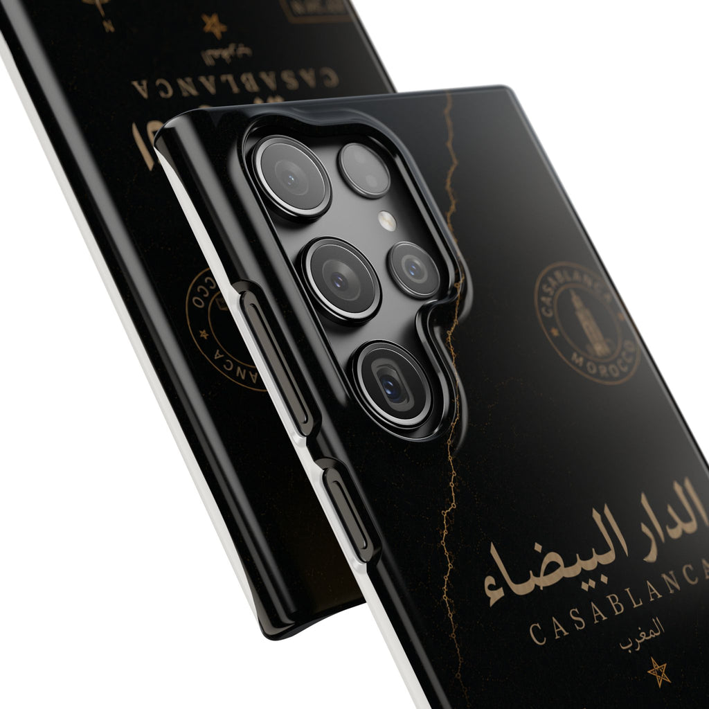 Coque Casablanca — Marbre Noir & Or | ATLAS