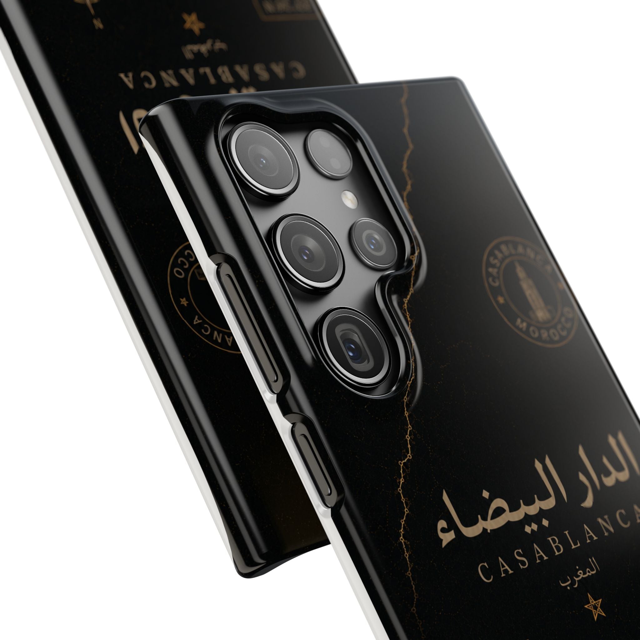 Coque Casablanca — Marbre Noir & Or | ATLAS