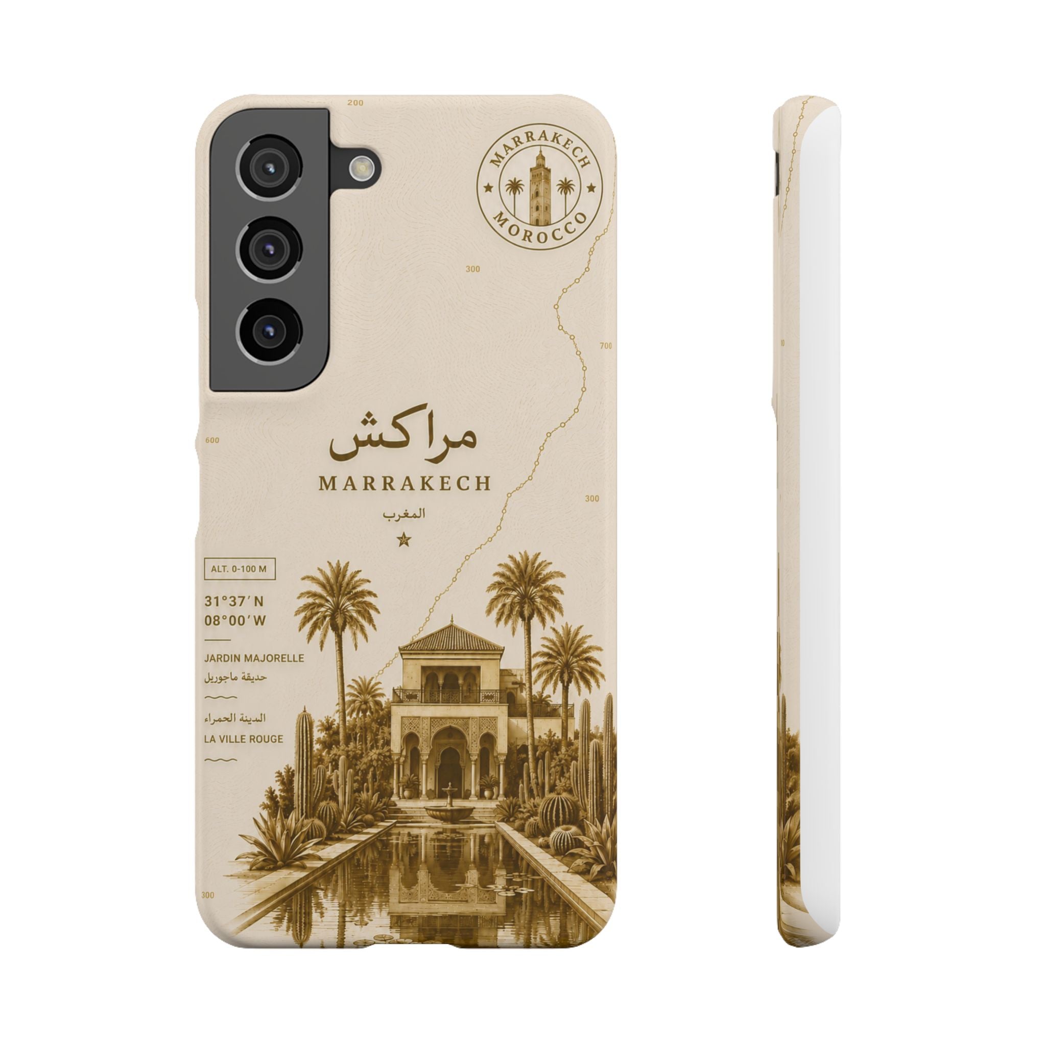 Coque Marrakech — Jardin Majorelle, Édition Sépia | ATLAS