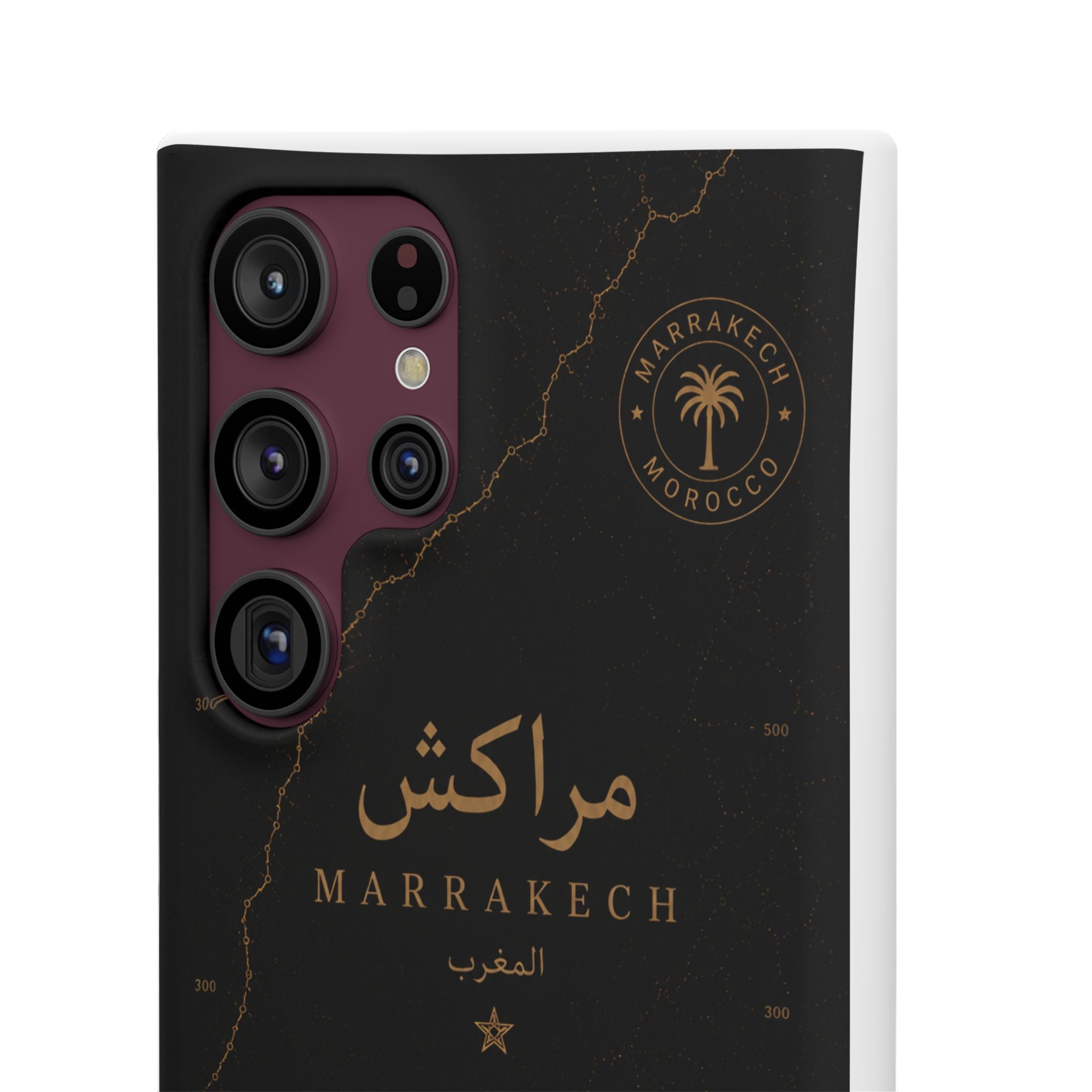 Coque Marrakech — Marbre Noir & Or | ATLAS
