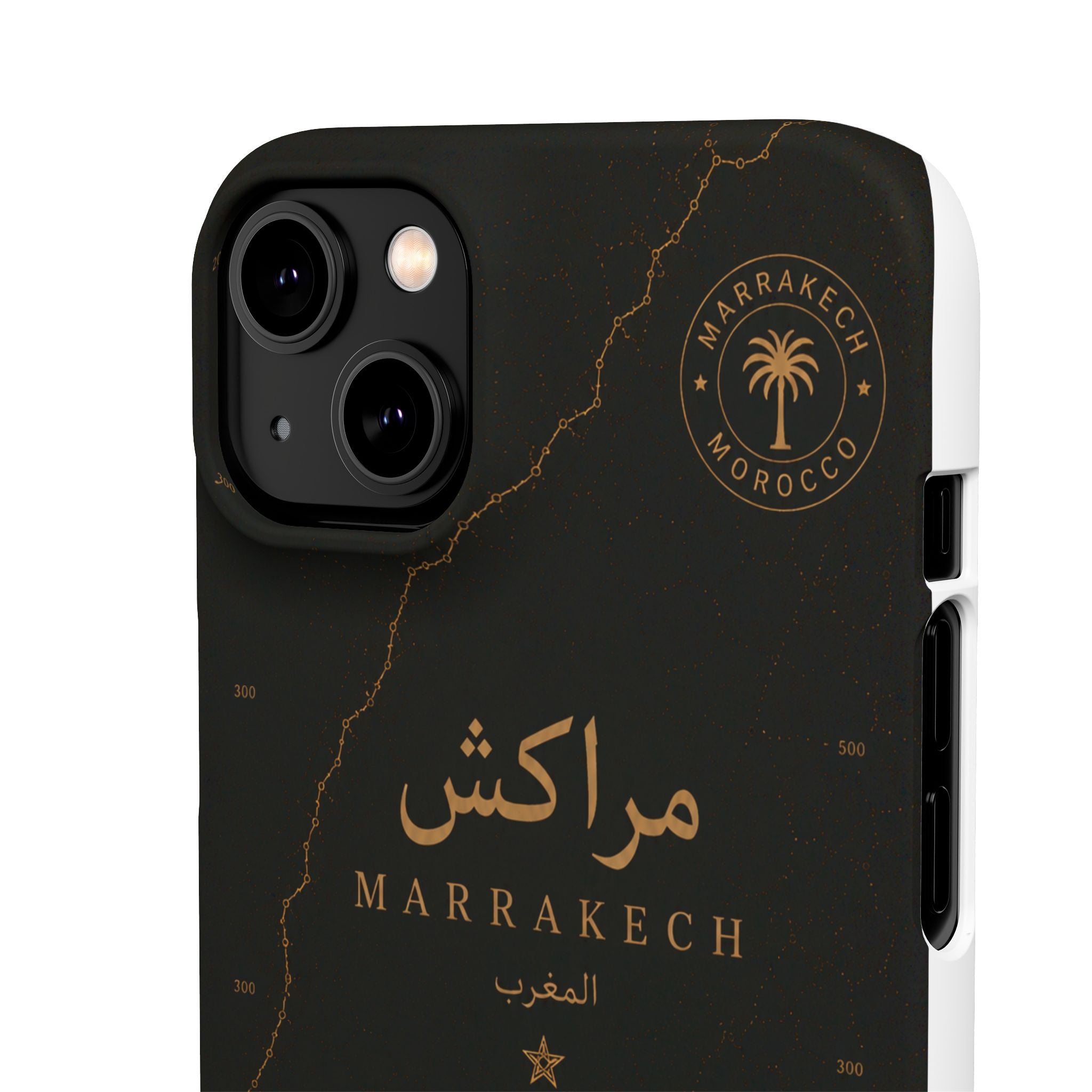 Coque Marrakech — Marbre Noir & Or | ATLAS