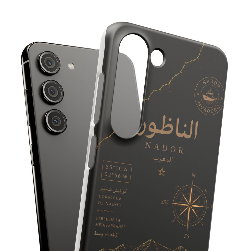 Coque Nador — Marbre Noir & Or | ATLAS